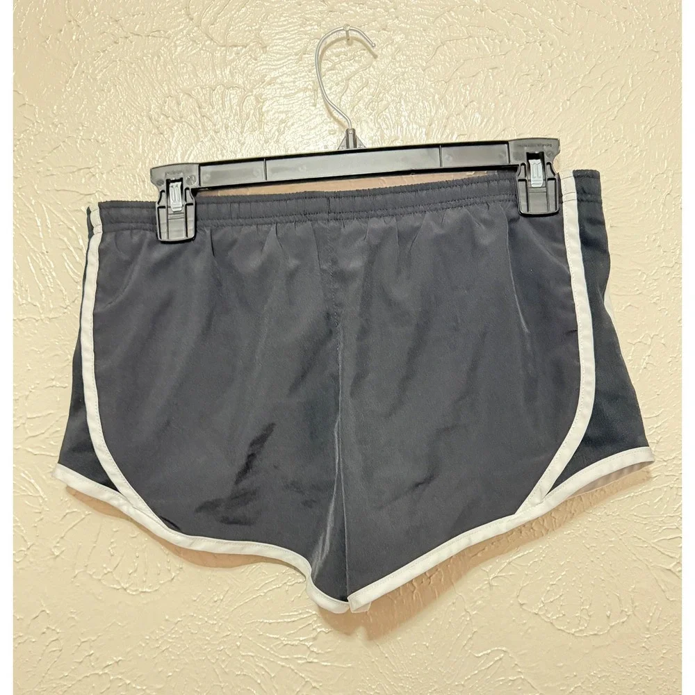 Nike Kids Dri-FIT Tempo Running Shorts Black White 455912-010 Size Medium‎